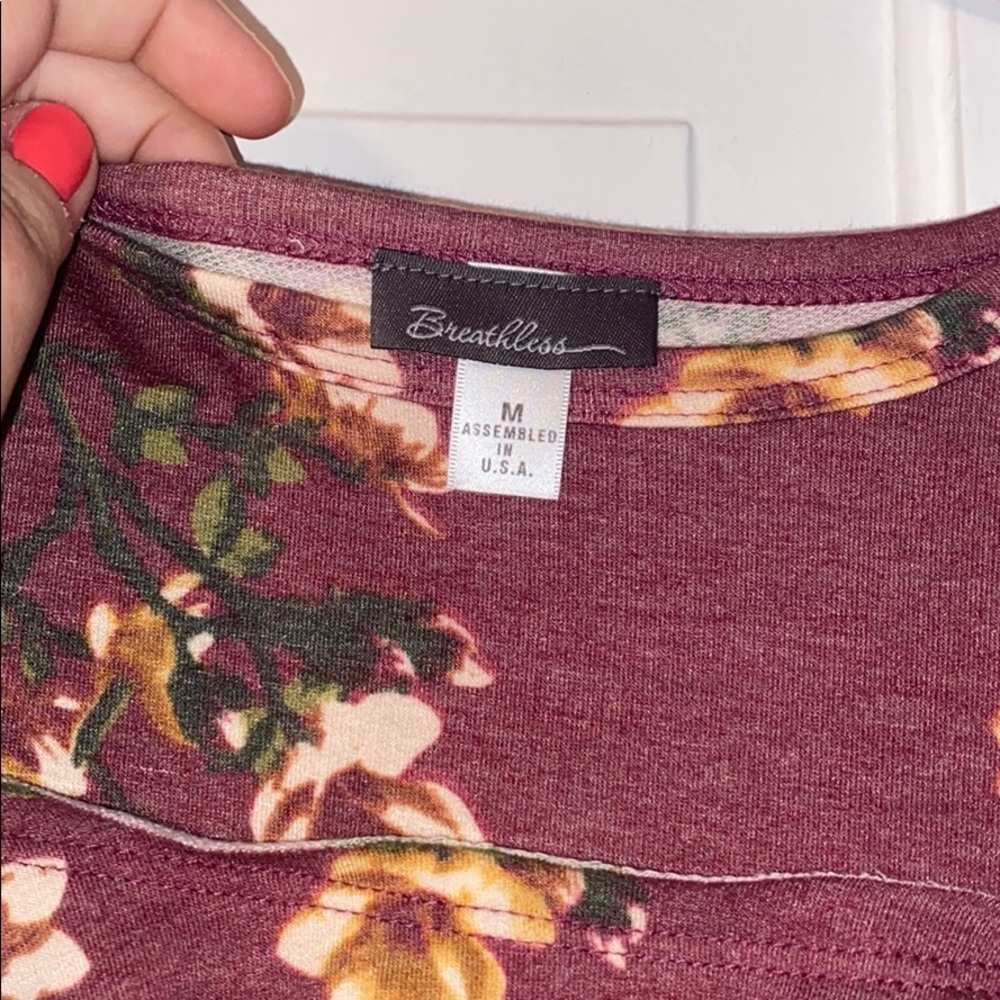 Cold Shoulder Top - Picture 3 of 4